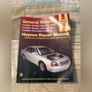 Haynes Repair Manual Cadillac